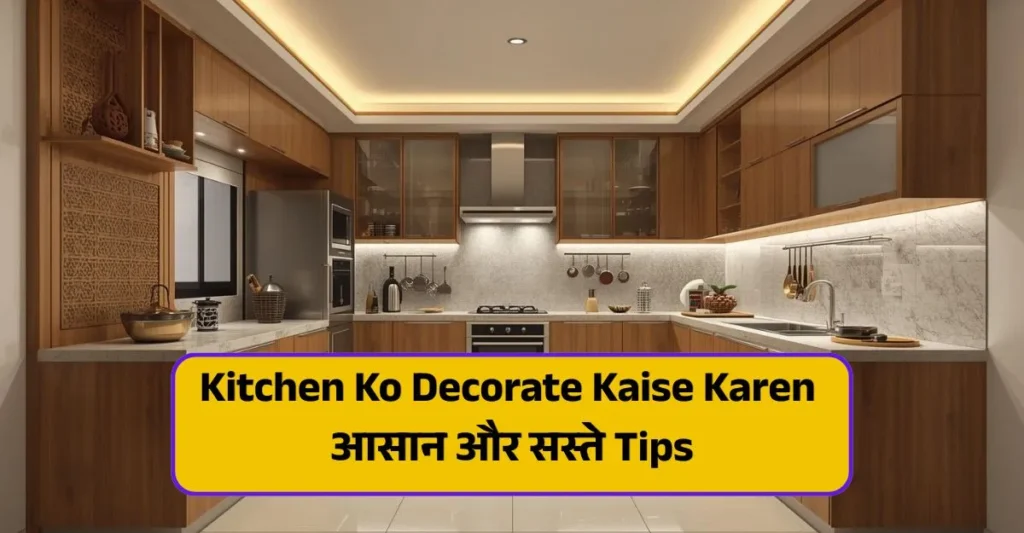 Kitchen Ko Decorate Kaise Karen — आसान और सस्ते Tips